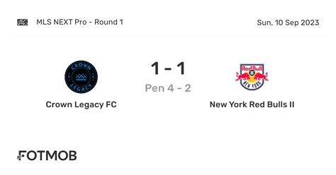 New York RB II x Crown Legacy » Live Score, Odds and Stats.